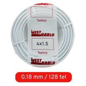 4x1,5 TTR CCA Kablo Beyaz