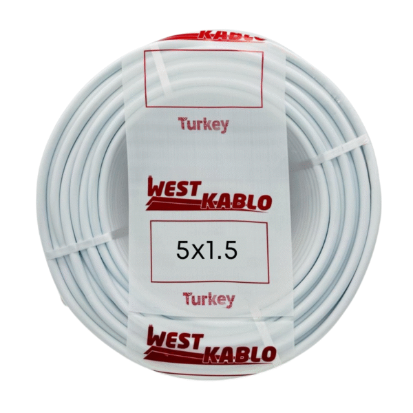 5x1,5 TTR CCA Kablo Beyaz